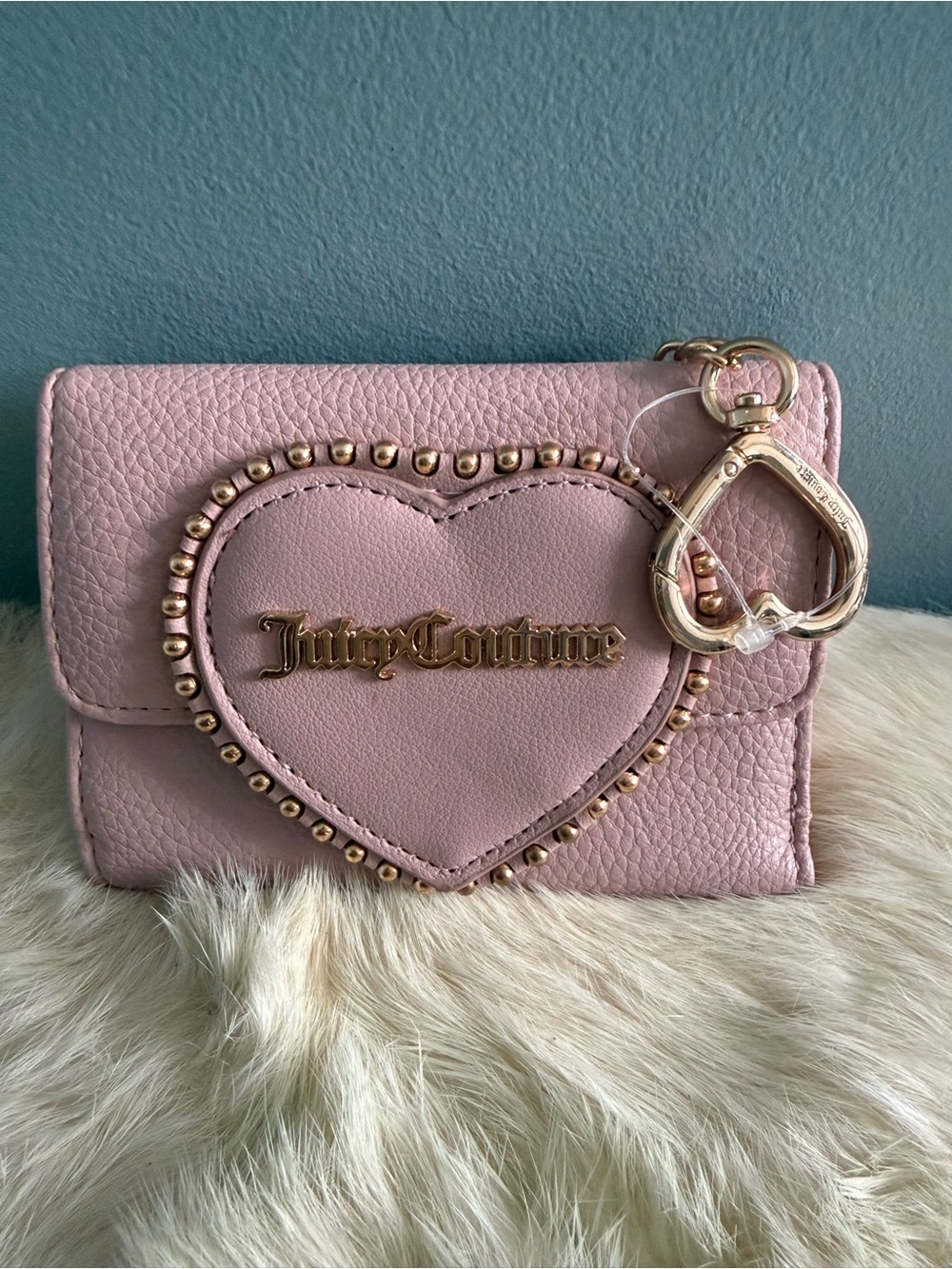 Juicy Couture Love Never Dies Double Sided Trifold Wallet